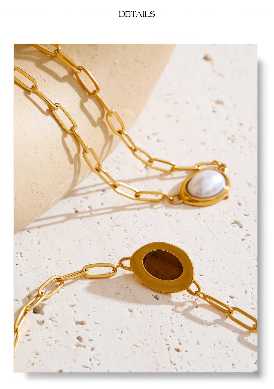 Honey and Pearl Necklace