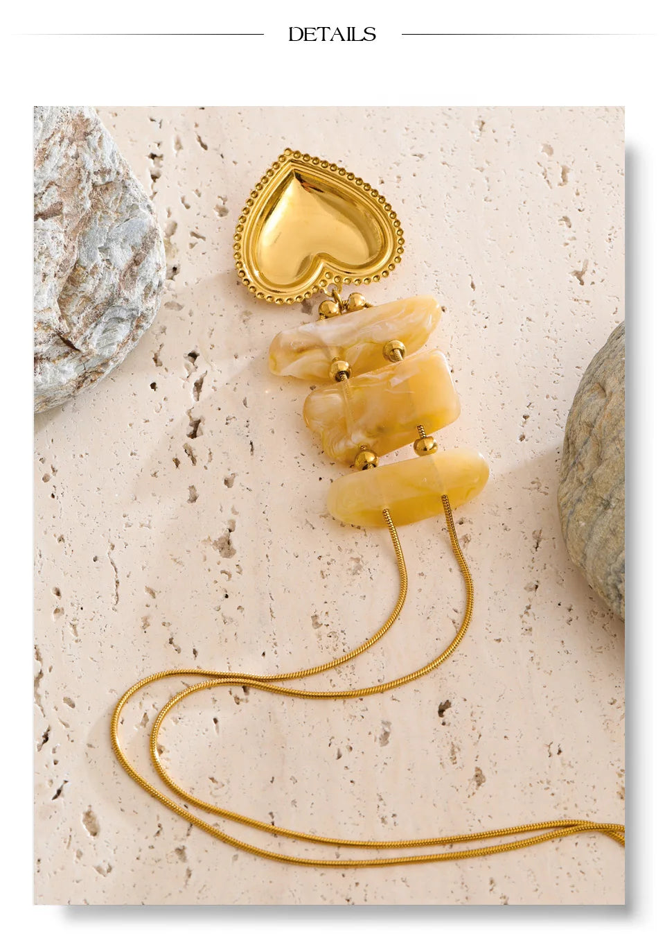 Heart Stone Pendant