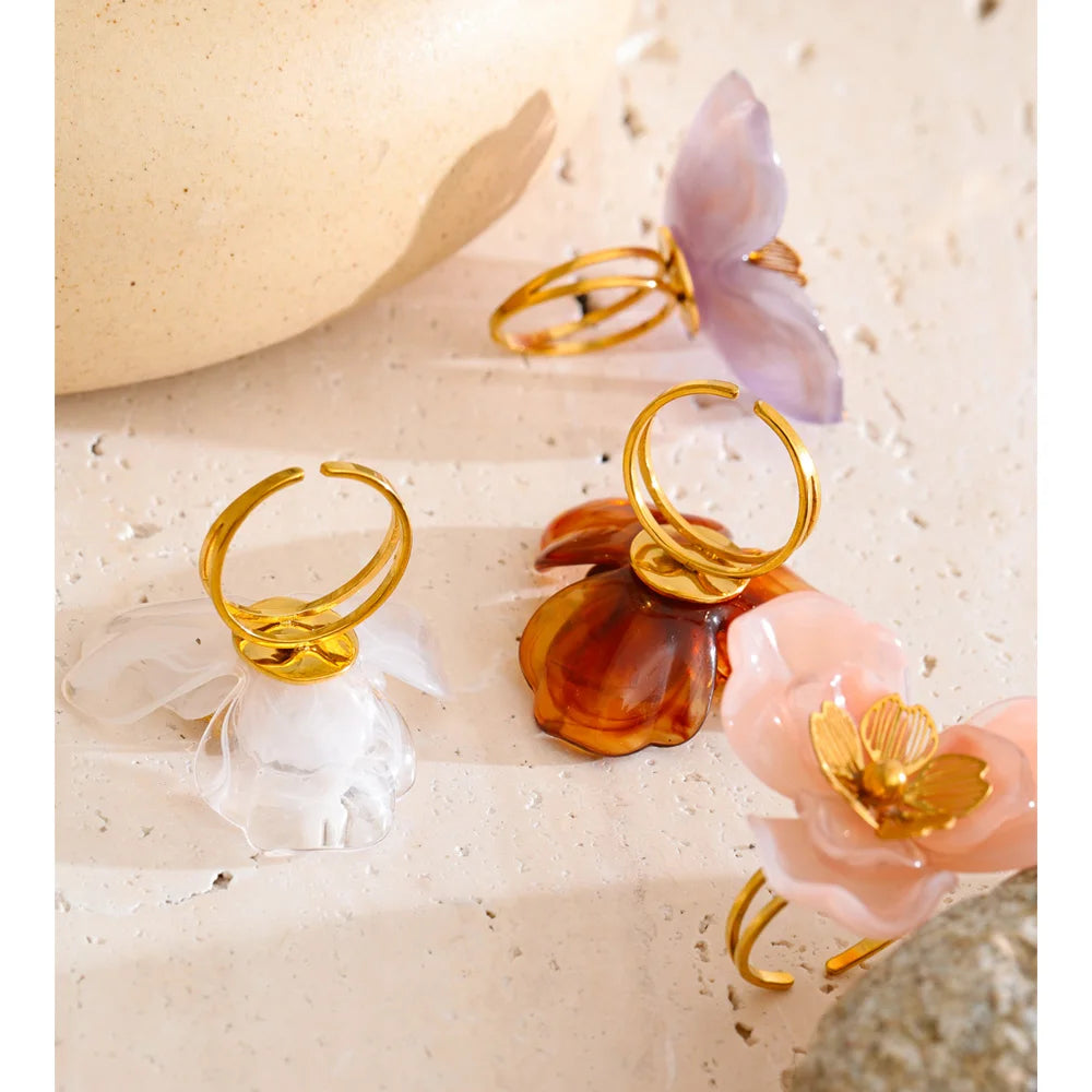 PetalPop Adjustable Ring