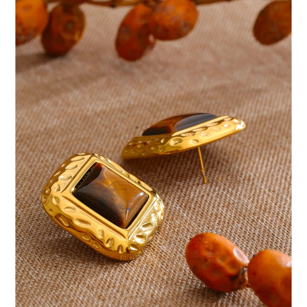 Soft Power Square Studs