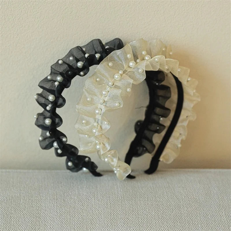 French Wave Mesh Headband