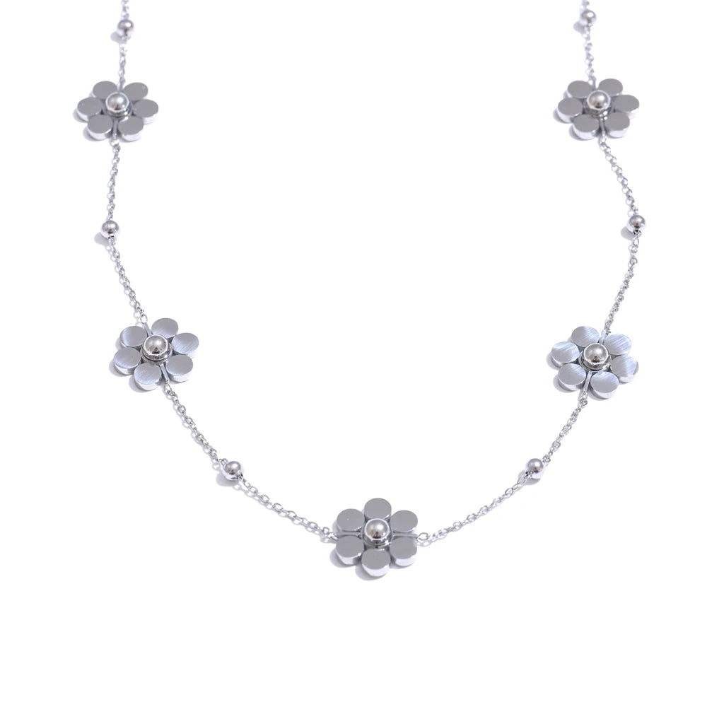 Radiant Bloom Statement Necklace