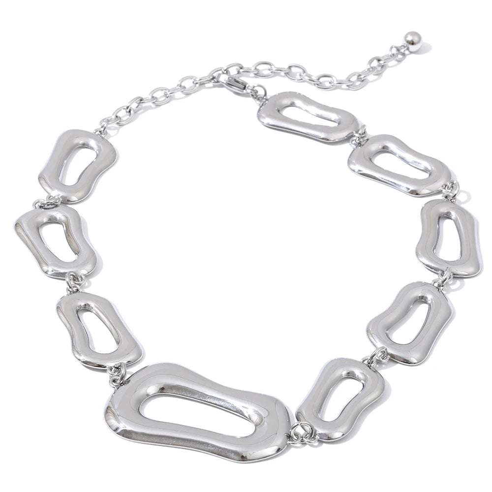 Rectangle Chain Necklace Bracelet