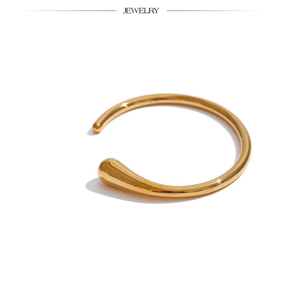 61mm Round Cuff Open Bangle