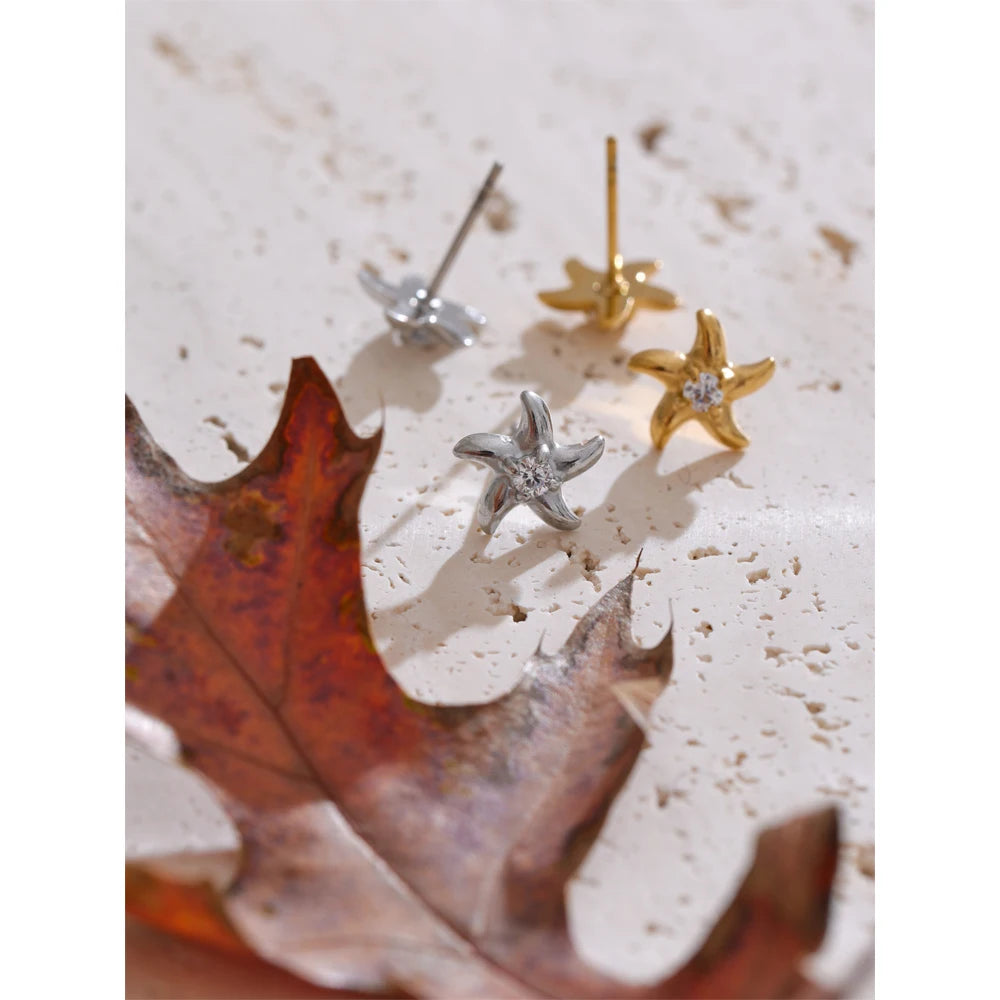 Starfish Sparkle Studs