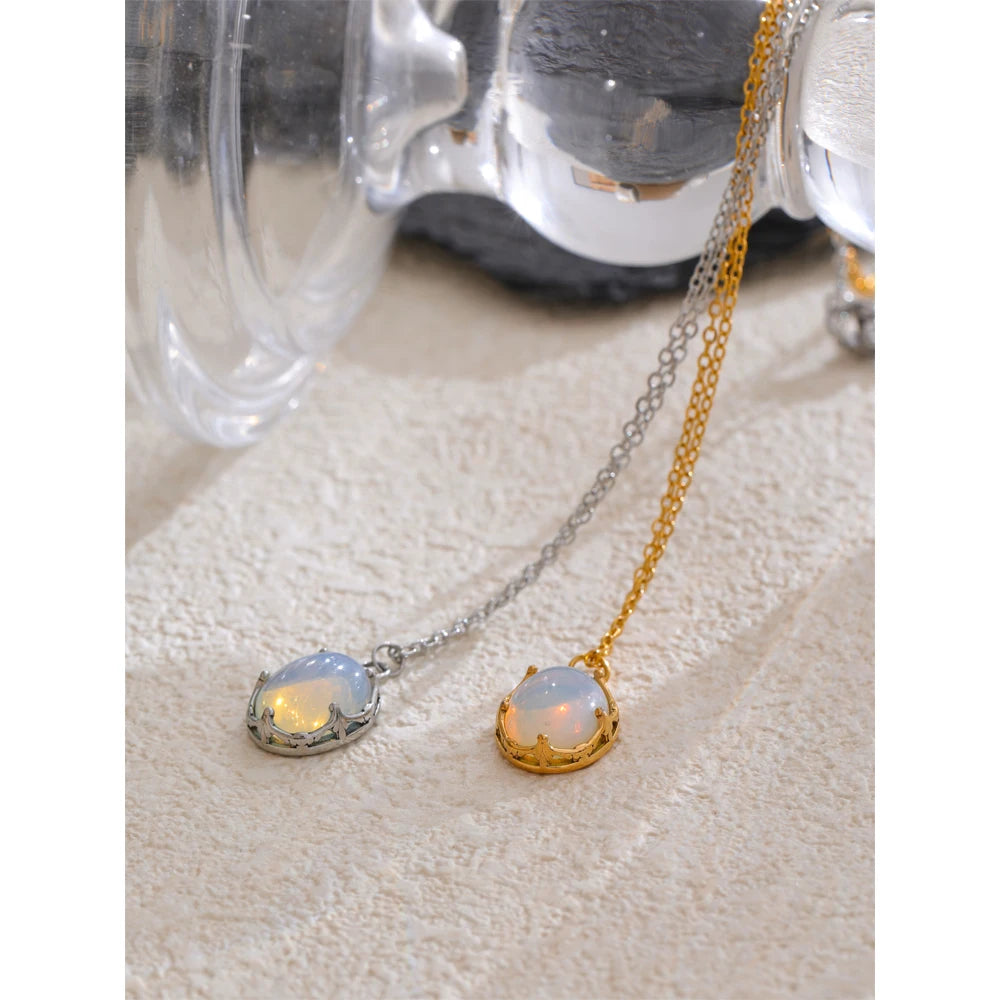 Opal Stone Necklace