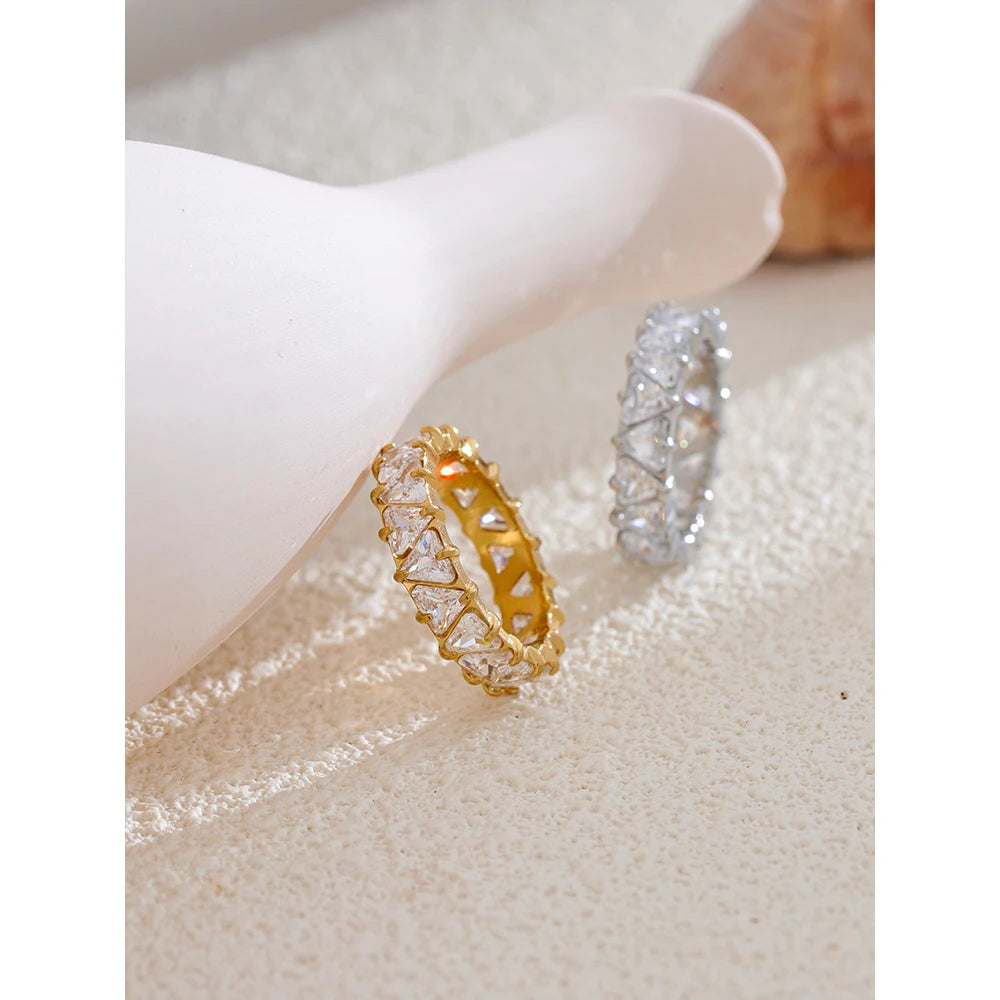 Heart Cubic Zirconia ring