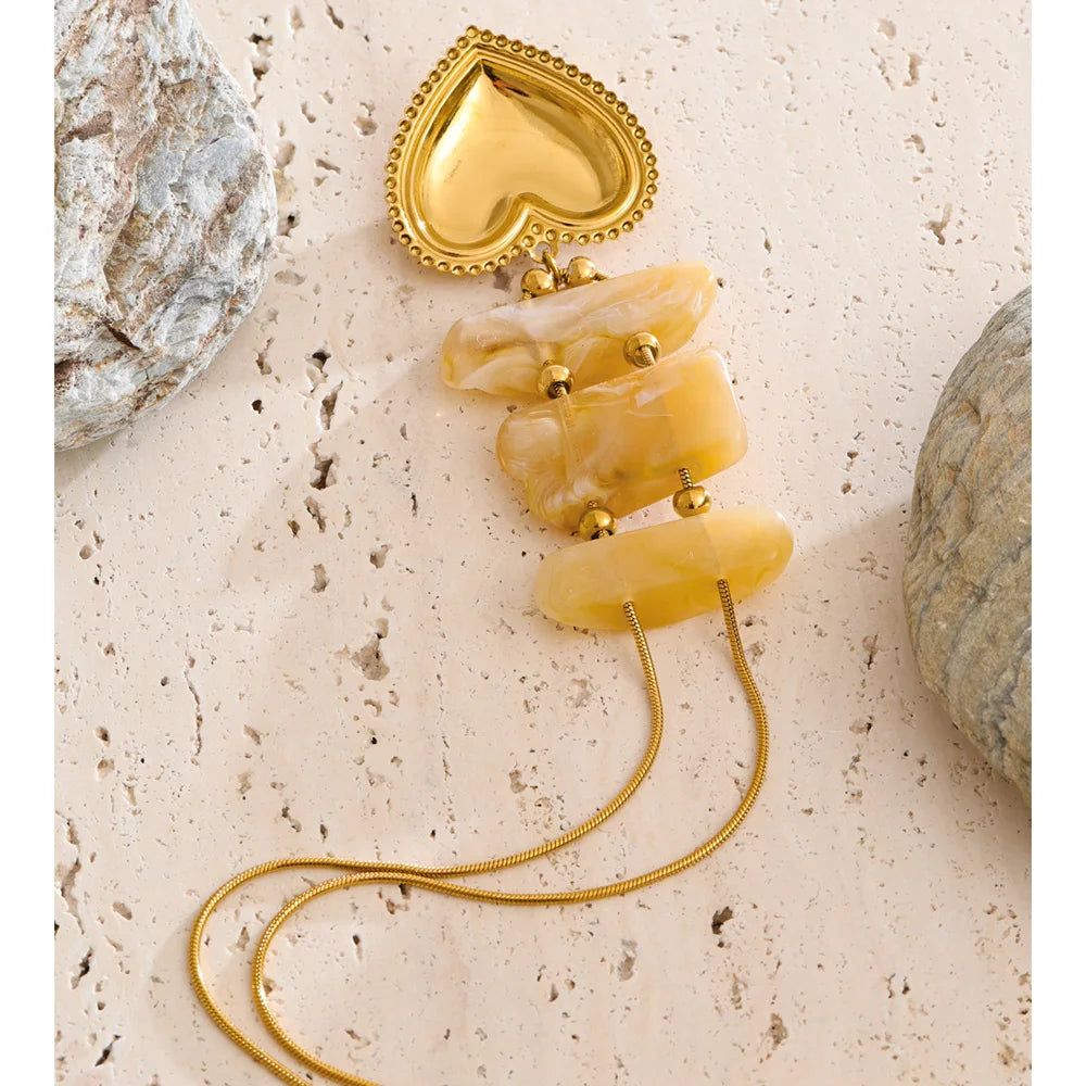 Heart Stone Pendant