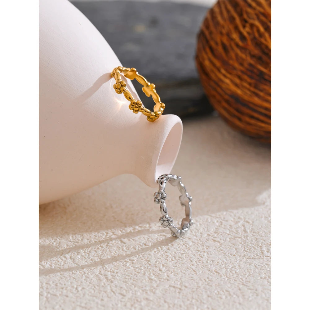 Flower Thin Ring