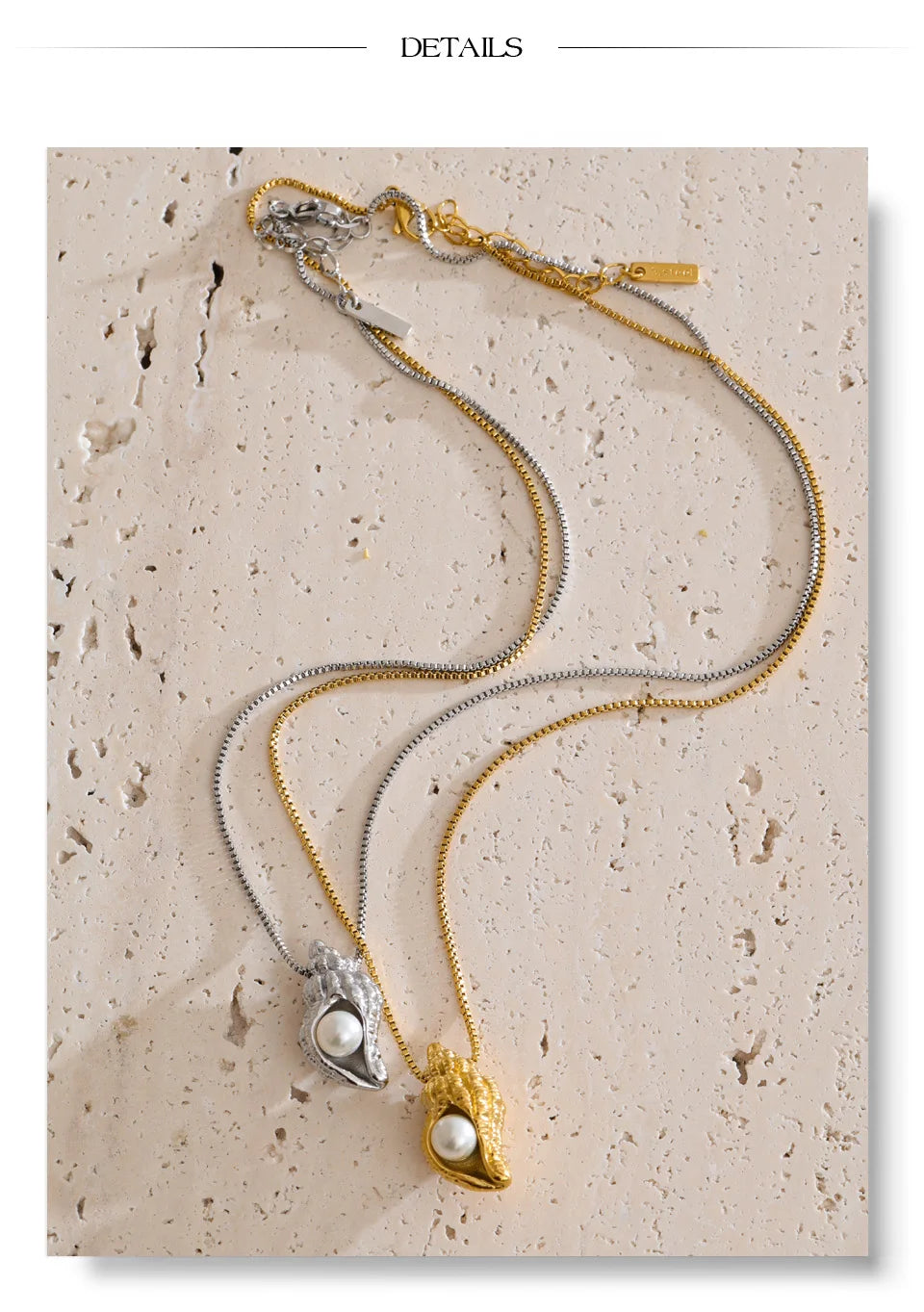 Coastal Pearl Pendant & Earrings