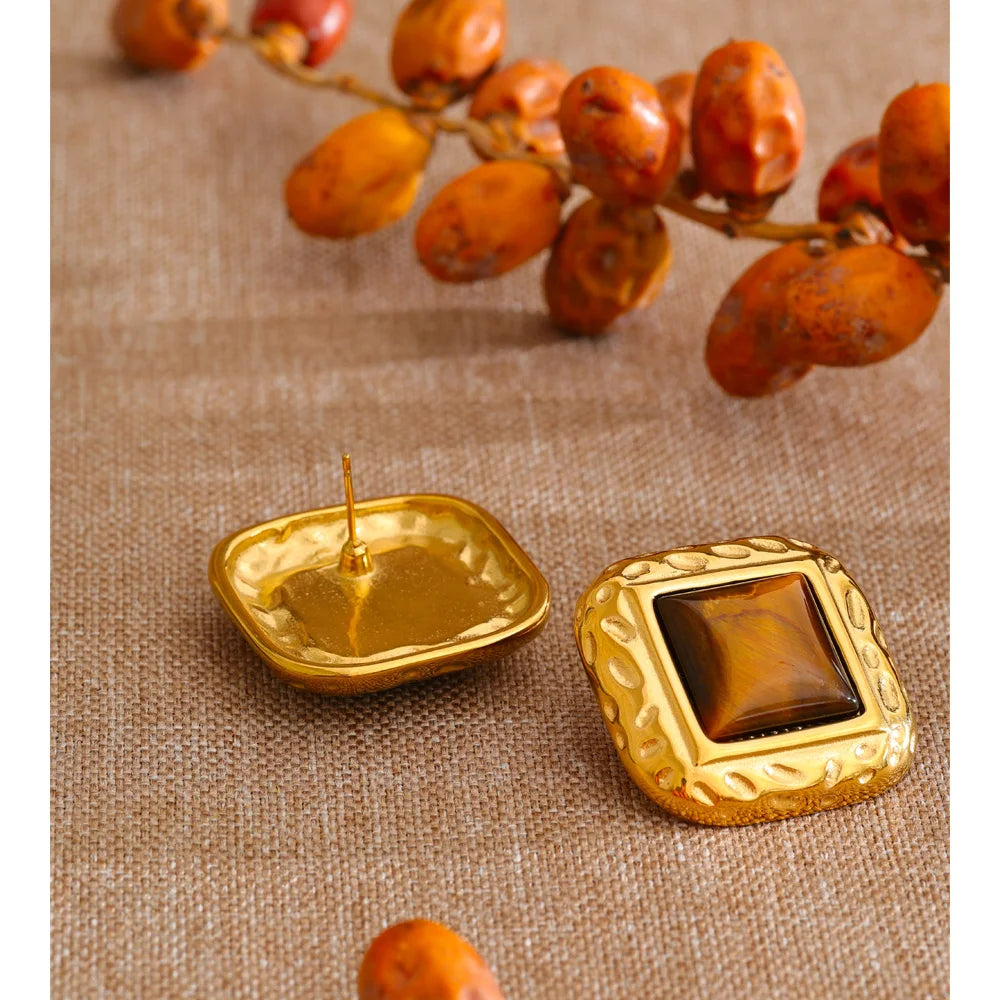 Soft Power Square Studs