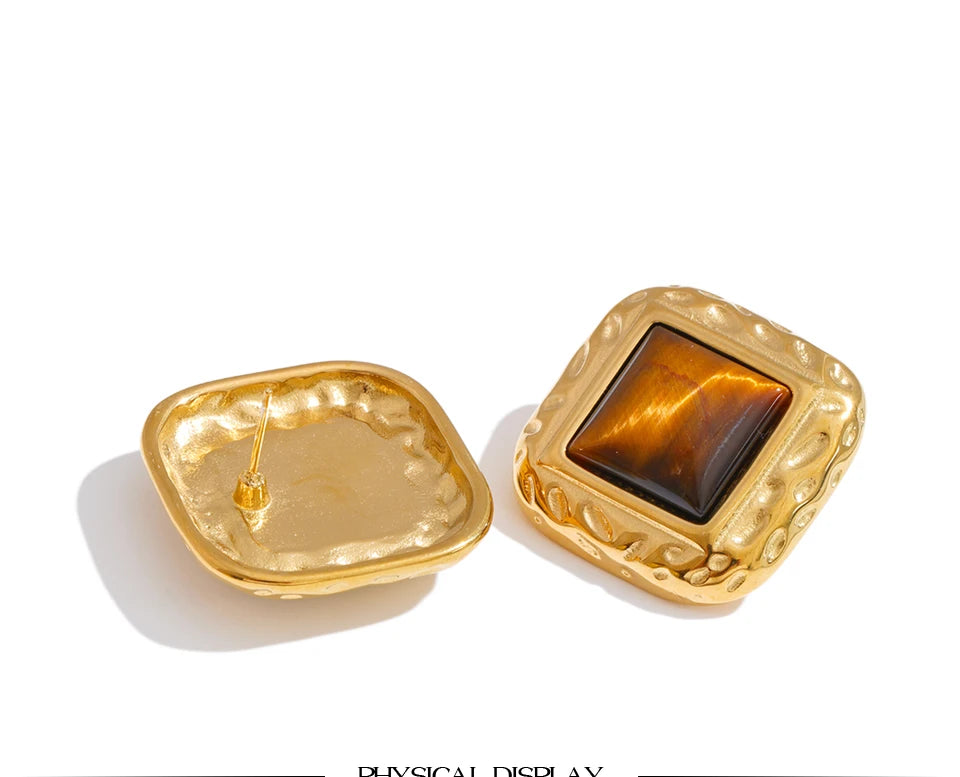 Soft Power Square Studs