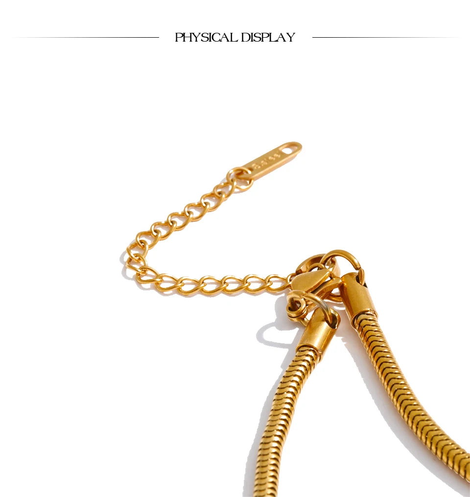 Mystic Serpent Zircon Necklace