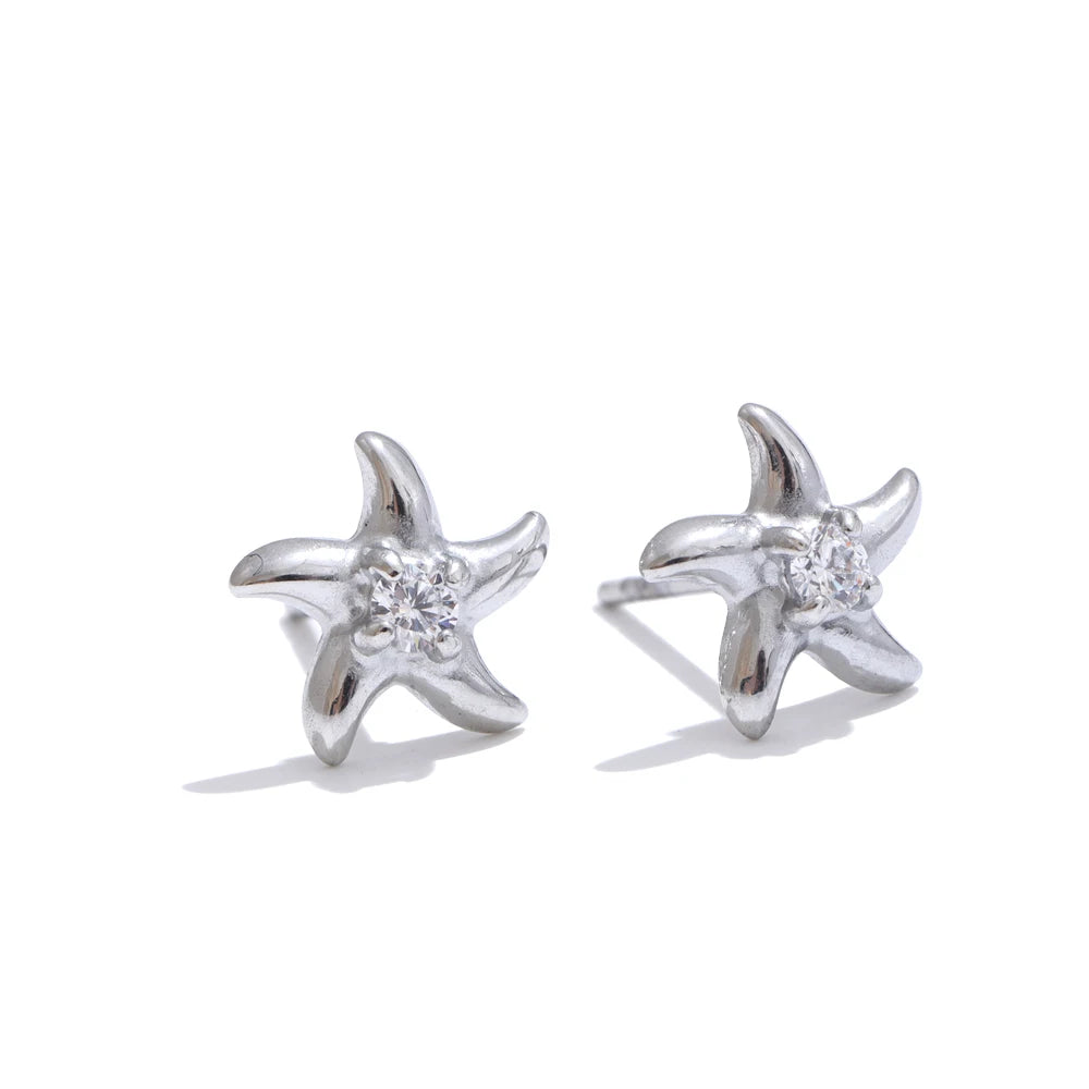 Starfish Sparkle Studs