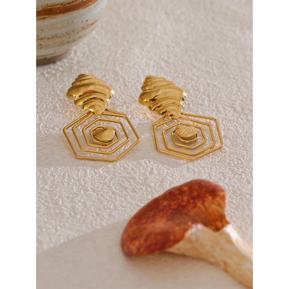 OceanShell Drops Earrings