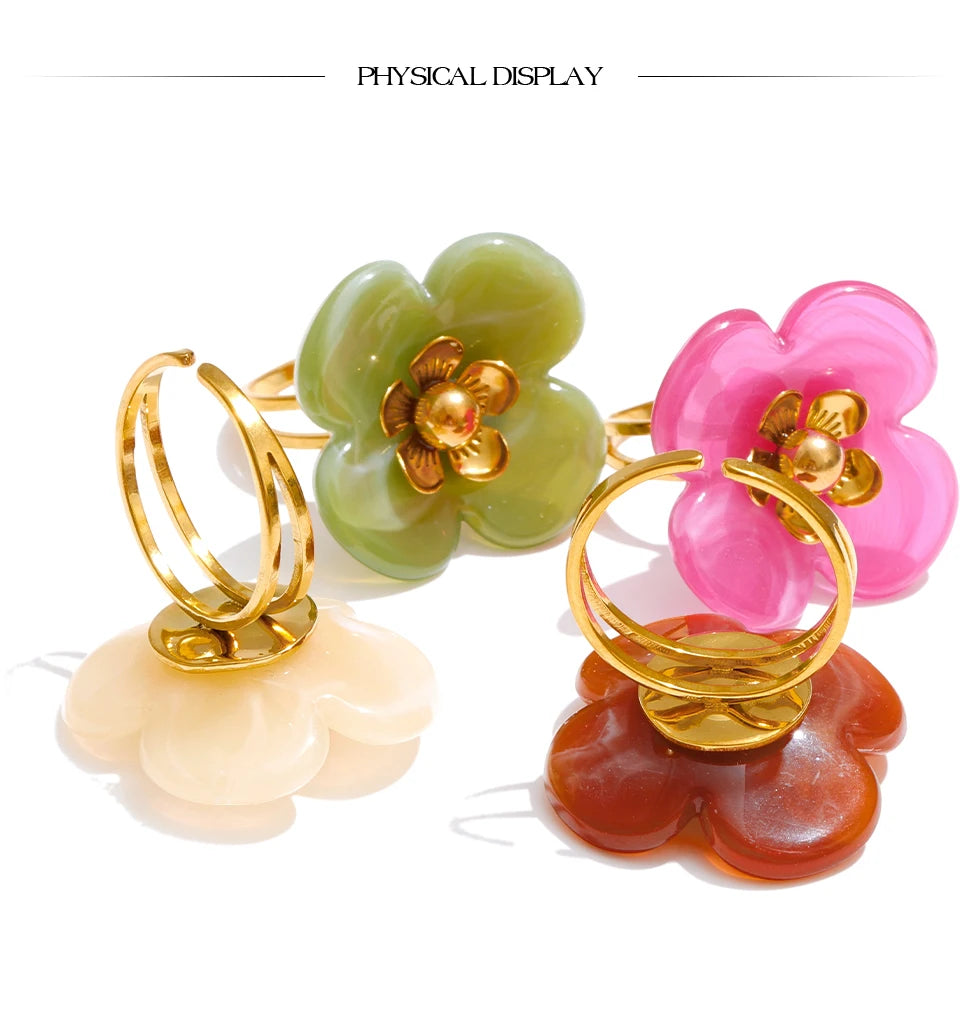 Y2K Bloom Adjustable Ring