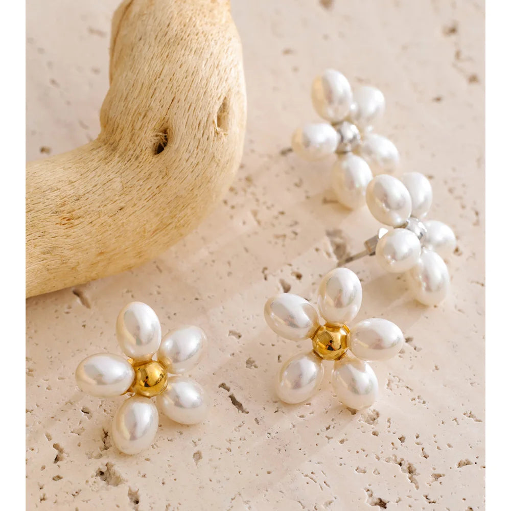 Pearl Bloom Studs