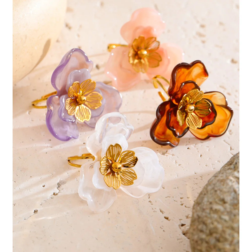 PetalPop Adjustable Ring