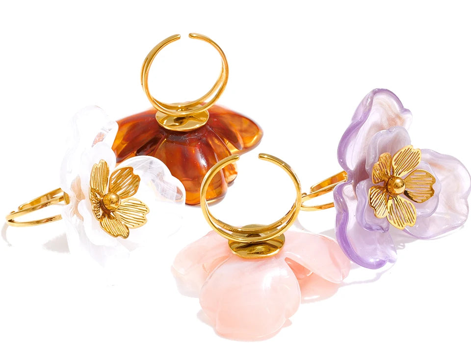 PetalPop Adjustable Ring