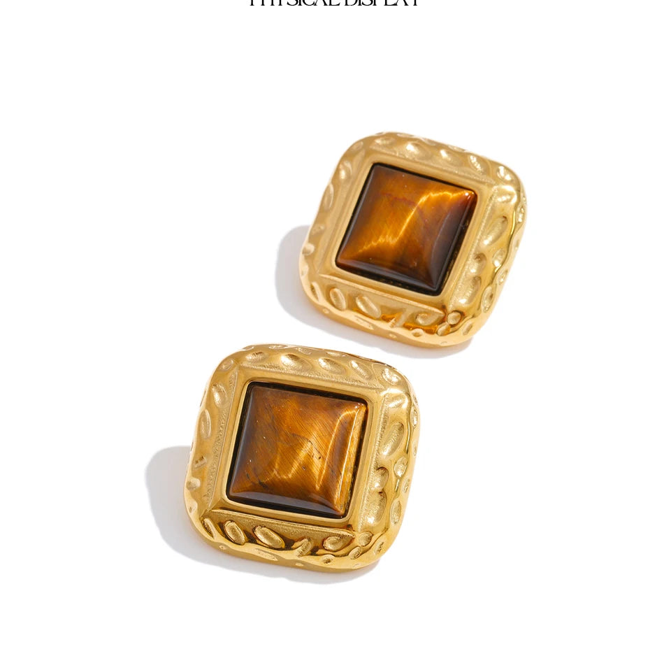 Soft Power Square Studs